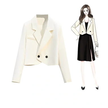 Áo Blazer ngắn 3 màu 2 cúc, 2 lớp phong cách Hàn Quốc - FREESHIP, chỉ 289k