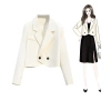 Áo Blazer ngắn 3 màu 2 cúc, 2 lớp phong cách Hàn Quốc - FREESHIP, chỉ 289k 10