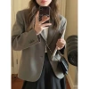 Áo blazer ngắn 3 màu cơ bản Quảng Châu 2 lớp đệm vai - Giá chỉ 199.000đ 6