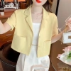 Áo Blazer Ngắn Đen Nữ Cao Cấp, Thiết Kế Sang Trọng, Phù Mùa Xuân Thu, 232.645 VND