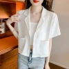 Áo Blazer Ngắn Đen Nữ Cao Cấp, Thiết Kế Sang Trọng, Phù Mùa Xuân Thu, 232.645 VND 8