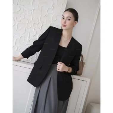 Áo blazer nữ 2 lớp đen - Vest dài tay thanh lịch Hàn Quốc | SHOPLORA MS063 139k 8 Áo blazer nữ 2 lớp đen - Vest dài tay thanh lịch Hàn Quốc | SHOPLORA MS063 139k 8