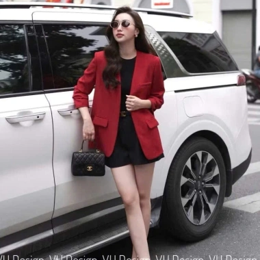 Áo Blazer Nữ Cao Cấp Dáng Suông - Công Sở Sang Trọng, Thanh Lịch, Quý Phái, Giá 499.000₫