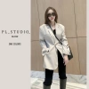 Áo Blazer Nữ Cổ Ve Dáng Rộng Màu Xám Có Lót Trong - Giảm Giá Đến 850k 2