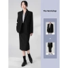 Áo blazer nữ công sở dày dặn ít nhăn 2 lớp độn vai đa màu basic - 349k ưu đãi 2
