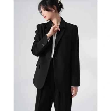 Áo blazer nữ công sở dày dặn ít nhăn 2 lớp độn vai đa màu basic - 349k ưu đãi