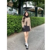Áo blazer nữ công sở thời trang cá tính, trơn dài tay, khuy đồng, cổ tròn, cởi trước - Nhiều màu, giá 160.818 VND 8