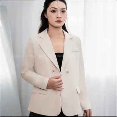 Áo Blazer Nữ Dài 62cm Form Suông Túi Thật Đệm Vai - Giá 330.000, giảm tới 17%
