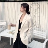 Áo blazer nữ dài tay 2 lớp đệm vai giữ form, thanh lịch mùa thu đông - DELIX STUDIO giảm 20% 2