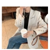 Áo blazer nữ dài tay 2 lớp đệm vai giữ form, thanh lịch mùa thu đông - DELIX STUDIO giảm 20% 8