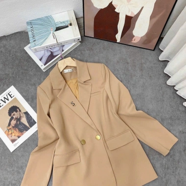 Áo blazer nữ dài tay fom rộng chất vải chéo Mỹ Oxatyl A61 – Giá chỉ 650.000₫