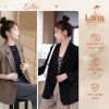 Áo blazer nữ dài tay LAHA.fashion 2 lớp đệm vai, thiết kế trẻ trung năng động - Giá chỉ 299.000₫ 4