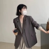 Áo blazer nữ dài tay NHUN vạt kép dài đệm vai thanh lịch công sở N181 – 395.000₫ 4