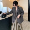 Áo blazer nữ dài tay NHUN vạt kép dài đệm vai thanh lịch công sở N181 – 395.000₫ 5