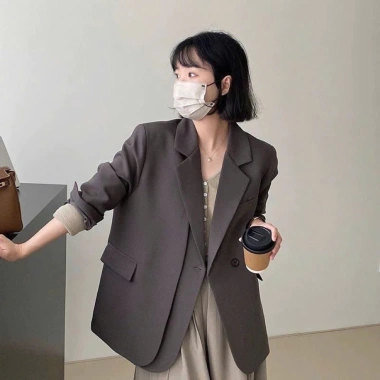 Áo blazer nữ dài tay NHUN vạt kép dài đệm vai thanh lịch công sở N181 – 395.000₫ 10