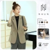 Áo blazer nữ dài tay NhunFashion N132 – Vest 2 lớp đệm vai, trẻ trung năng động