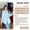 Áo blazer nữ dài tay NhunFashion N160 - vest 4 cúc đồng sang trọng, giảm còn 375.000₫ 3