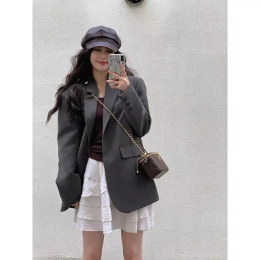 Áo Blazer Nữ Dáng Dài Form Rộng Kiểu Hàn Quốc Mùa Đông Đi Làm Đi Chơi 410.620₫