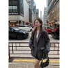Áo Blazer Nữ Dáng Dài Form Rộng Thu Đông - Giá Ưu Đãi 419k, Đi Làm Đi Chơi 7