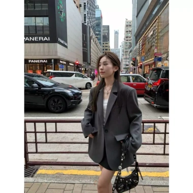 Áo Blazer Nữ Dáng Dài Form Rộng Thu Đông - Giá Ưu Đãi 419k, Đi Làm Đi Chơi 7