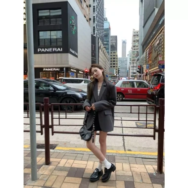 Áo Blazer Nữ Dáng Dài Form Rộng Thu Đông - Giá Ưu Đãi 419k, Đi Làm Đi Chơi 9