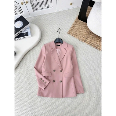 Áo Blazer Nữ Dáng Dài U.Chic - Giá Gốc 580k, Giảm 450k, Phong Cách Công Sở Sang Trọng