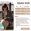Áo blazer nữ dáng lỡ NHUN đệm vai cúc tay gold Nhật cao cấp trẻ trung 365.000 VND 3