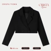 Áo Blazer Nữ Dáng Ngắn Crista Tigma 2 Lớp Lót Lụa Đệm Vai - Sang Trọng, Giá 299k 2