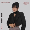 Áo Blazer Nữ Dáng Ngắn Crista Tigma 2 Lớp Lót Lụa Đệm Vai - Sang Trọng, Giá 299k 5