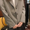 Áo blazer nữ dáng rộng cài cúc phong cách Hàn Quốc – đi học & đi làm, giảm còn 249k 9