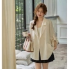 Áo blazer nữ dáng rộng Hàn Quốc AK23 - vest tay lửng xẻ tay, form suông bigsize, công sở sang trọng, giảm giá 335.999₫ 10