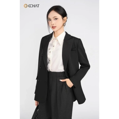 Áo Blazer Nữ Dáng Suông 6 Khuy Sobre Chất Liệu Tuytsi Cao Cấp – Giá chỉ 549.000₫