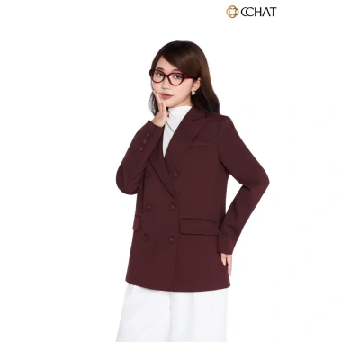 Áo Blazer Nữ Dáng Suông 6 Khuy Sobre Chất Liệu Tuytsi Cao Cấp – Giá chỉ 549.000₫