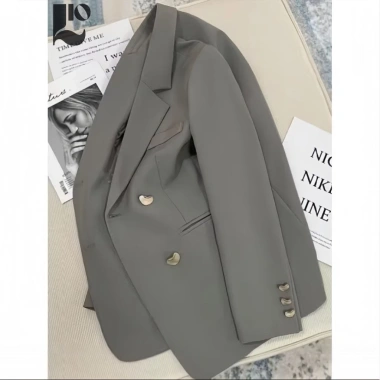 Áo blazer nữ Hàn Quốc 2 lớp cổ bẻ dài tay - Giá ưu đãi 499k Lio Studio