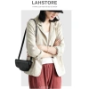 Áo blazer nữ LAHSTORE linen 1 lớp tay dài cổ ve ngọc 2 túi 2 cúc - 4 màu (Be, Đen, Rêu, Nâu) Giá chỉ 290.400 VND 6