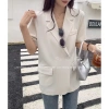 Áo blazer nữ ngắn tay mùa hè 1 lớp - Vest boiling thời trang công sở, chỉ 383.500₫ 7