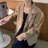 Áo blazer nữ size XS form nhỏ màu nâu tây, thiết kế Hàn Quốc, giá chỉ 318.000đ 4