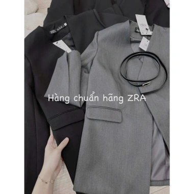 Áo blazer nữ suông sang chảnh kèm đai - Thời trang công sở Camilla, giảm giá 259k