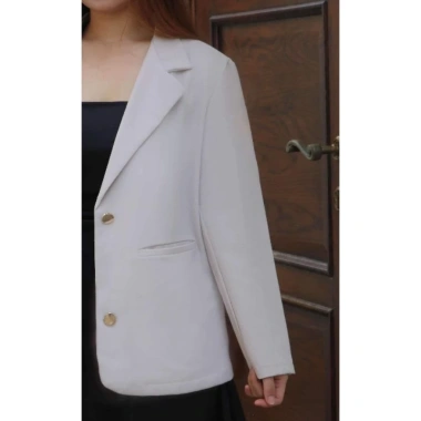Áo blazer nữ tay dài form vừa người, áo vets freesize dưới 65kg, giảm giá 23% chỉ 161k