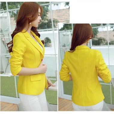 Áo Blazer Nữ Tay Dài Nút Đơn Thu Đông - Phong Cách Công Sở, Áo Khoác Ngoài Giá Ưu Đãi 322.920