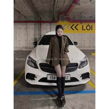 Áo blazer nữ tay dài trơn form rộng trẻ trung vest khoác ngoài giá ưu đãi 285k