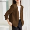 Áo Blazer Nữ ZANZEA Cổ Chữ V Tay Dài Có Túi Màu Trơn - Giá 307.692₫ (Giảm 20%) 5