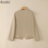 Áo Blazer Nữ ZANZEA Cổ Chữ V Tay Dài Có Túi Màu Trơn - Giá 307.692₫ (Giảm 20%) 8