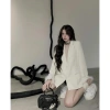 Áo blazer nữ/vest bigsize dài tay phối lông cá, hai màu basic – 327.000đ 9