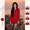 Áo blazer Rubyhouse dáng suông 2 lớp, vest đỏ nhung vải tuyết Hàn – 450.000 VND 3