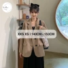 Áo blazer size XXS XS form nhỏ màu nâu tây kiểu Hàn Quốc cho nàng 1m43 giá 318.000 VND