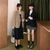 Áo blazer size XXS XS form nhỏ màu nâu tây kiểu Hàn Quốc cho nàng 1m43 giá 318.000 VND 3