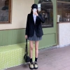 Áo blazer size XXS XS form nhỏ màu nâu tây kiểu Hàn Quốc cho nàng 1m43 giá 318.000 VND 6