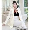 Áo blazer suông NHUN N185 hai hàng khuy dáng dài thanh lịch sang trọng, giảm còn 390k 6