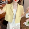Áo Blazer Tay Ngắn Nữ Mùa Hè Mỏng, Thiết Kế Niche, Phù Hợp - Giá 145.000₫ 4